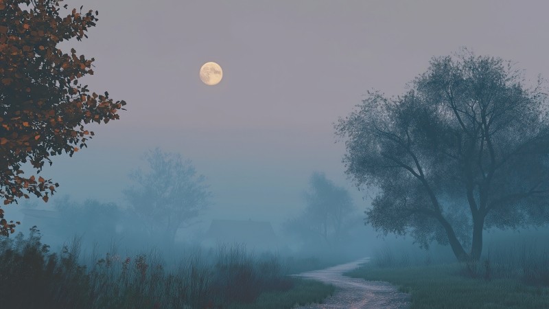 Sky wallpaper, tranquil, gentle atmosphere, background for desktop wallpaper (horizontal)