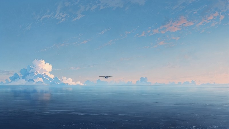 propeller plane wallpaper, overcast, aviation, background for desktop wallpaper (horizontal)