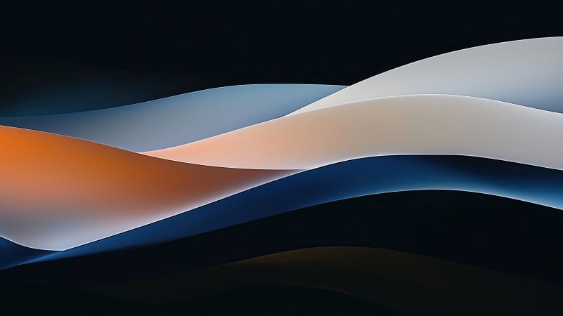 black abstract wallpaper, android wallpaper, geometric patterns, background for desktop wallpaper (horizontal)