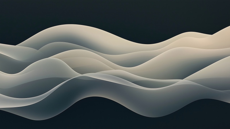 black abstract wallpaper, android wallpaper, geometric patterns, background for desktop wallpaper (horizontal)