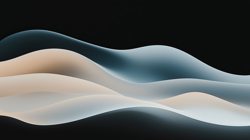 black abstract wallpaper, android wallpaper, geometric patterns, background for desktop wallpaper (horizontal)