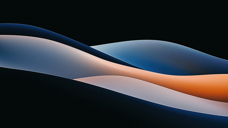 curve shapes wallpaper, artistic patterns, visual texture, background for desktop wallpaper (horizontal)