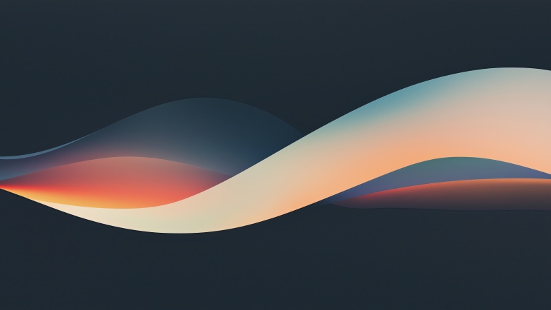 curve shapes wallpaper, fluid design, organic shapes, background for desktop wallpaper (horizontal)