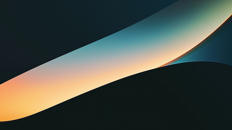 curve shapes wallpaper, fluid forms, high contrast art, background for desktop wallpaper (horizontal)