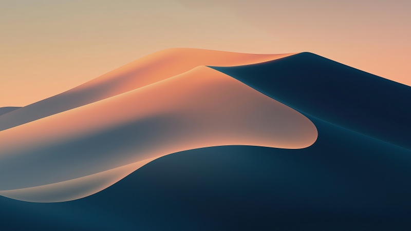 dunes wallpaper, smooth textures, organic forms, background for desktop wallpaper (horizontal)