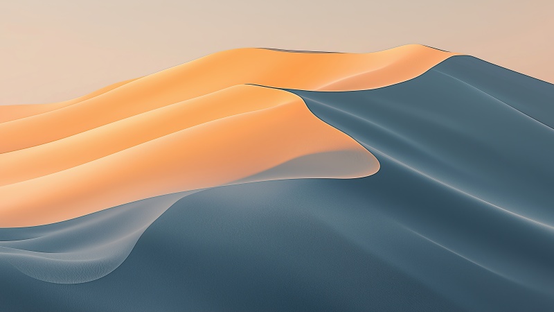 dunes wallpaper, smooth textures, serene landscapes, background for desktop wallpaper (horizontal)