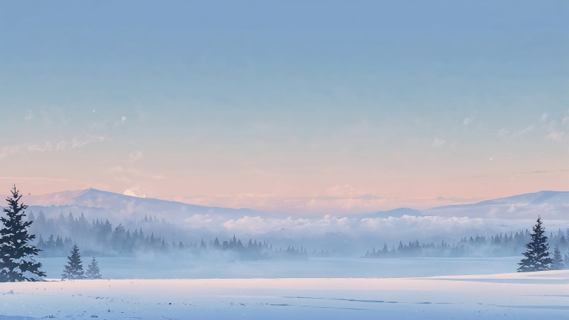 christmas wallpaper wallpaper, winter wonderland, holiday decor, background for desktop wallpaper (horizontal)