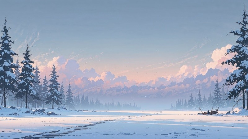 christmas wallpaper wallpaper, winter wonderland, holiday decorations, background for desktop wallpaper (horizontal)