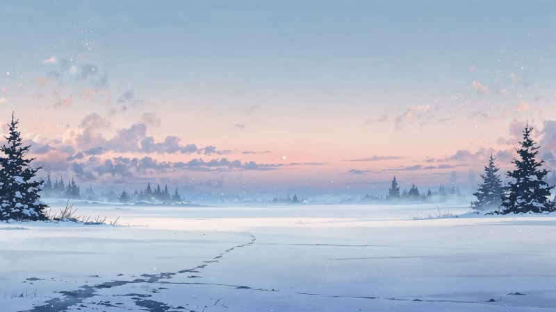 christmas wallpaper wallpaper, winter wonderland, festive season, background for desktop wallpaper (horizontal)