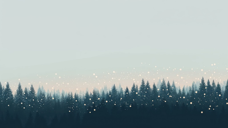 christmas wallpaper, minimal design, holiday season, background for desktop wallpaper (horizontal)