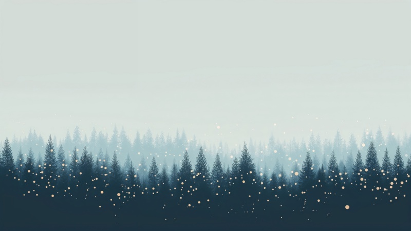 christmas wallpaper, minimal design, festive decor, background for desktop wallpaper (horizontal)