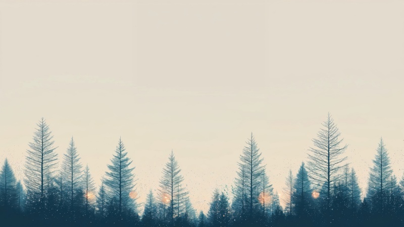 christmas wallpaper, minimal design, festive season, background for desktop wallpaper (horizontal)