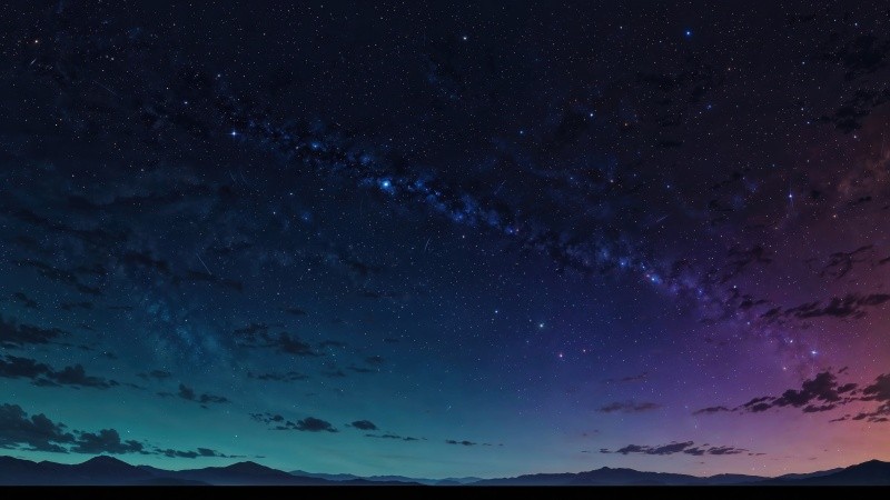 stars background wallpaper, night sky colors, galaxy view, background for desktop wallpaper (horizontal)