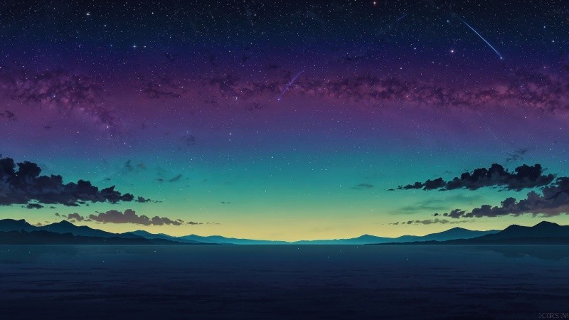 stars background wallpaper, dark sky, starry sky, background for desktop wallpaper (horizontal)