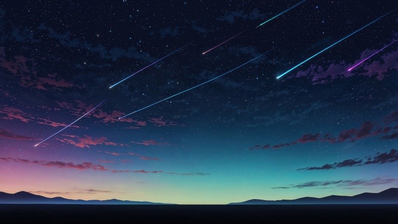 stars wallpaper wallpaper, shooting stars, dreamy skies, background for desktop wallpaper (horizontal)