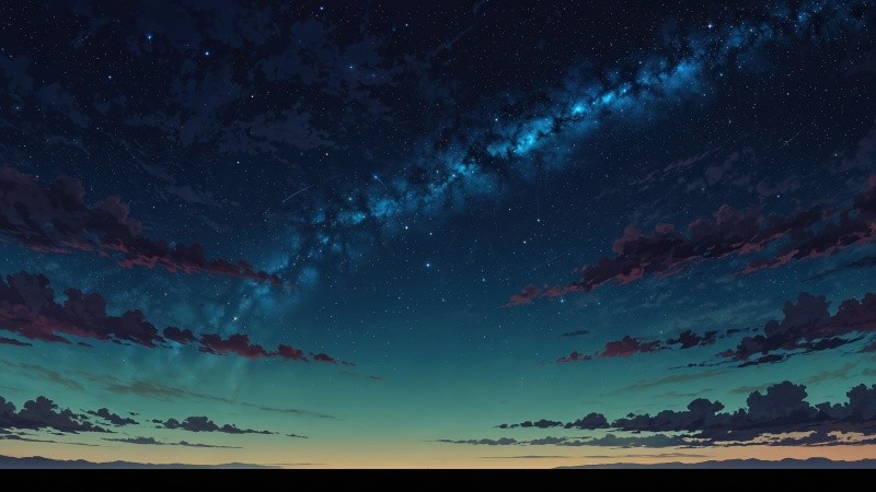 galaxy sky wallpaper, space background, nebula colors, background for desktop wallpaper (horizontal)