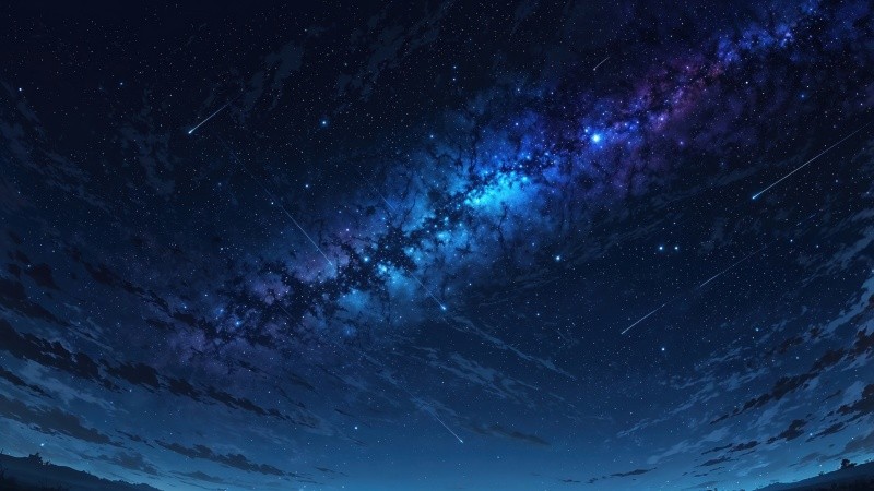 galaxy sky wallpaper, cosmic background, starry backdrop, background for desktop wallpaper (horizontal)