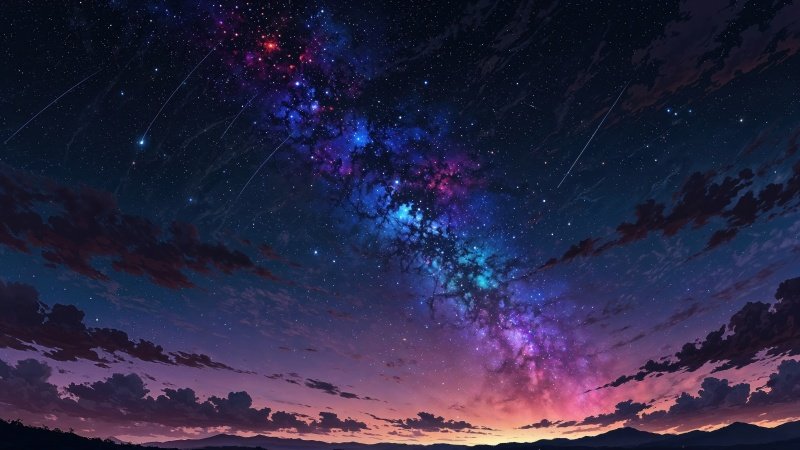 milky way wallpaper, stargazing, astrophotography, background for desktop wallpaper (horizontal)