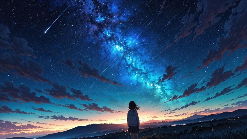 milky way wallpaper, night sky photography, space photography, background for desktop wallpaper (horizontal)