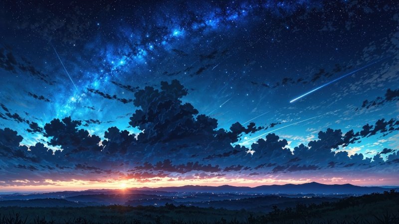 milky way wallpaper, cosmic colors, universe exploration, background for desktop wallpaper (horizontal)