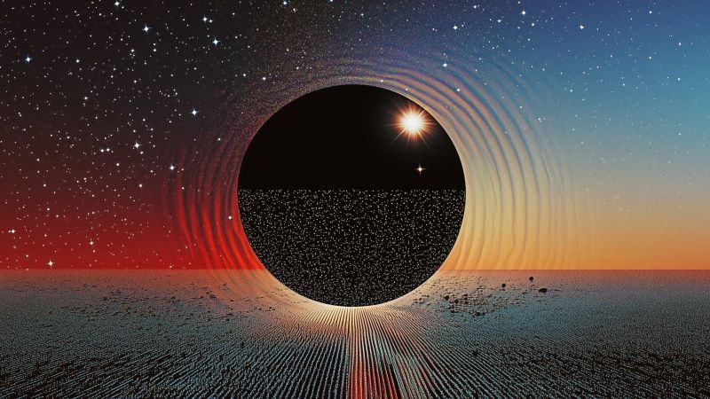 retrowave wallpaper, 80s aesthetic, geometric designs, background for desktop wallpaper (horizontal)