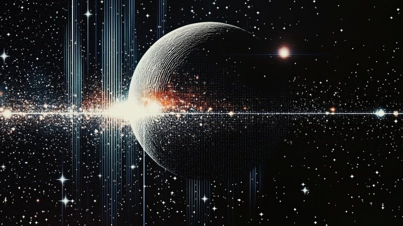space-time wallpaper, sci-fi, black holes, background for desktop wallpaper (horizontal)
