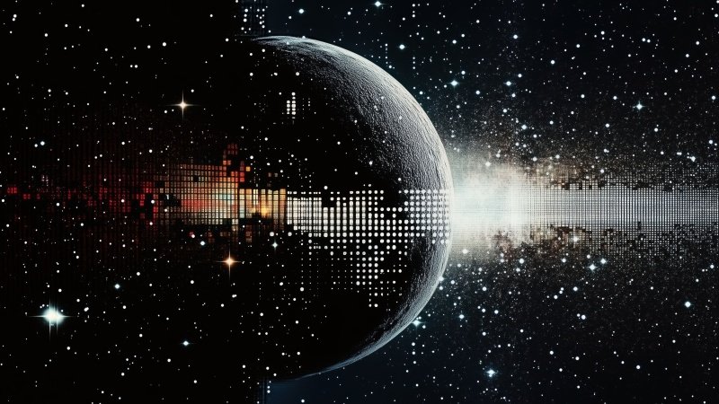 space-time wallpaper, sci-fi, multiverse, background for desktop wallpaper (horizontal)