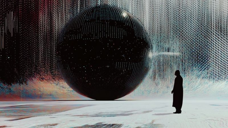 wormhole wallpaper, star systems, galaxies, background for desktop wallpaper (horizontal)