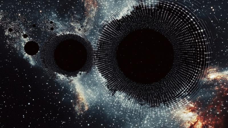 wormhole wallpaper, star systems, galaxies, background for desktop wallpaper (horizontal)