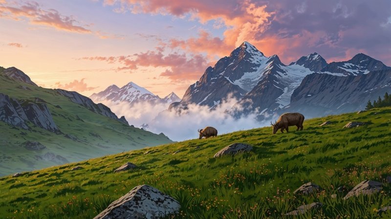 swiss alps wallpaper, weather, weather conditions, background for desktop wallpaper (horizontal)