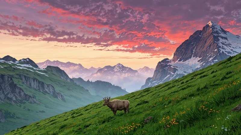 springtime wallpaper, green grass, rolling hills, background for desktop wallpaper