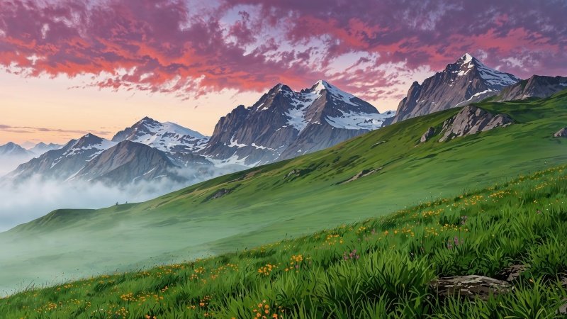 springtime wallpaper, blooming flowers, outdoor activities, background for desktop wallpaper (horizontal)