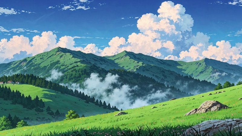 springtime wallpaper, sunny skies, outdoor activities, background for desktop wallpaper (horizontal)