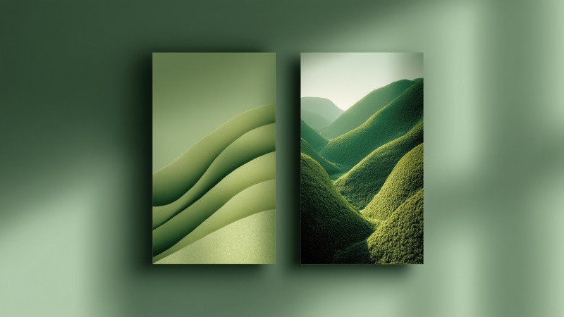 patterns wallpaper, plant art, eco friendly design, background for desktop wallpaper (horizontal)