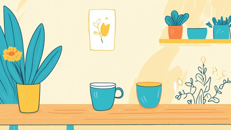 study wallpaper, back to school, learning environment, background for desktop wallpaper (horizontal)