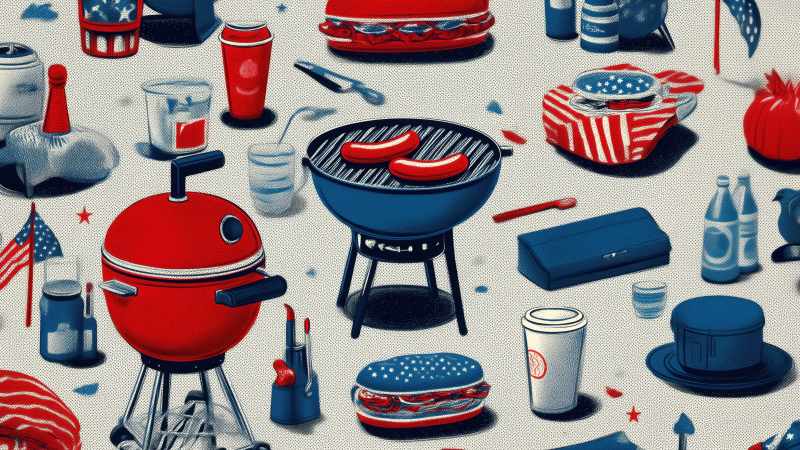 labor day bbq wallpaper, summer cookout, grilling recipes, background for desktop wallpaper (horizontal)