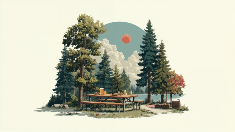 oktoberfest wallpaper, fall festivities, german beer, background for desktop wallpaper (horizontal)