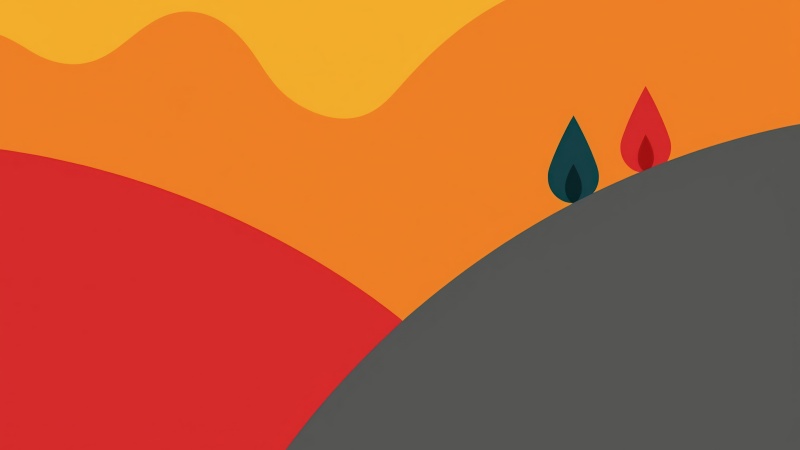 red image wallpaper, simple shape, striking visuals, background for desktop wallpaper (horizontal)