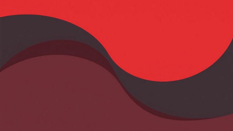 red image wallpaper, simple shape, graphic wallpaper, background for desktop wallpaper (horizontal)