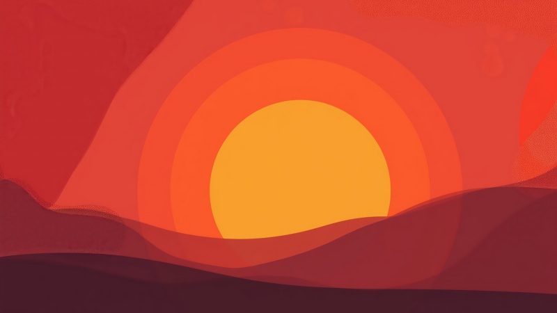 red design wallpaper, dynamic shapes, vibrant background, background for desktop wallpaper (horizontal)