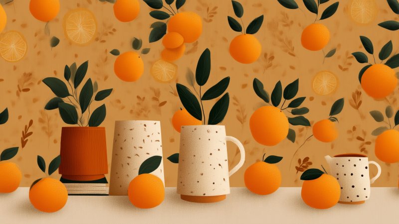 autumn drinks wallpaper, seasonal flavors, seasonal recipes, background for desktop wallpaper (horizontal)