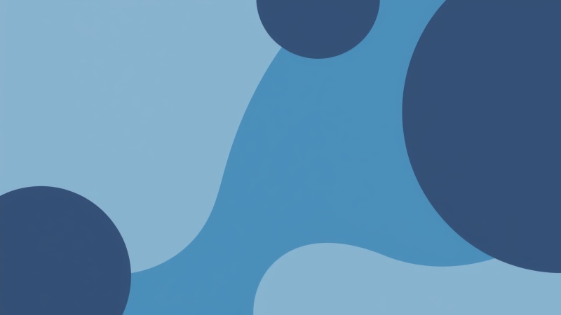 blue shapes wallpaper, simple aesthetics, minimalistic wallpaper, background for desktop wallpaper (horizontal)