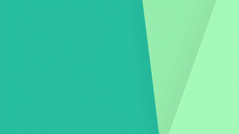 flat shape wallpaper, vibrant green, clean lines, background for desktop wallpaper (horizontal)