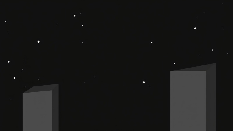 simple black background wallpaper, negative space, monochrome style, background for desktop wallpaper (horizontal)