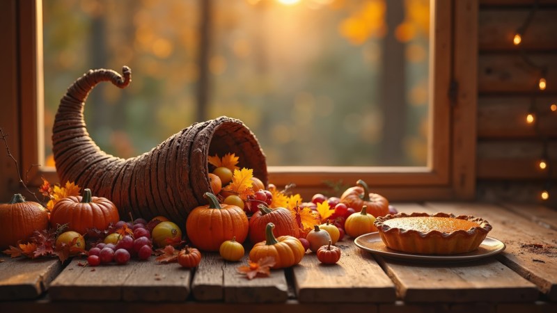 gourds wallpaper, fall harvest, holiday recipes, background for desktop wallpaper (horizontal)