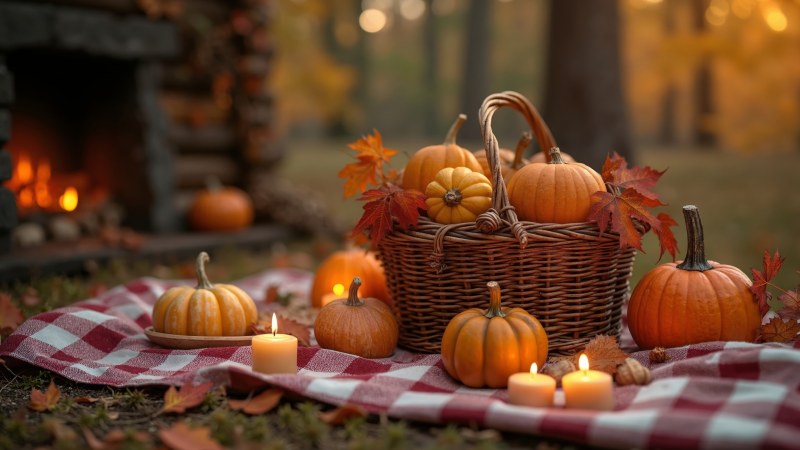 happy thanksgiving wallpaper, thanksgiving decor, holiday blessings, background for desktop wallpaper (horizontal)