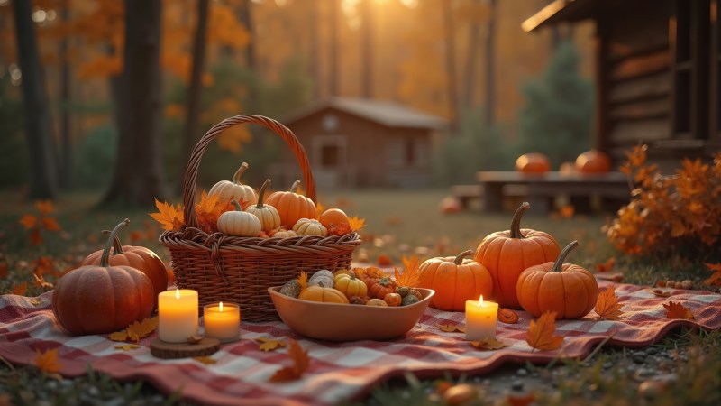 happy thanksgiving wallpaper, thanksgiving decor, thanksgiving feast, background for desktop wallpaper (horizontal)