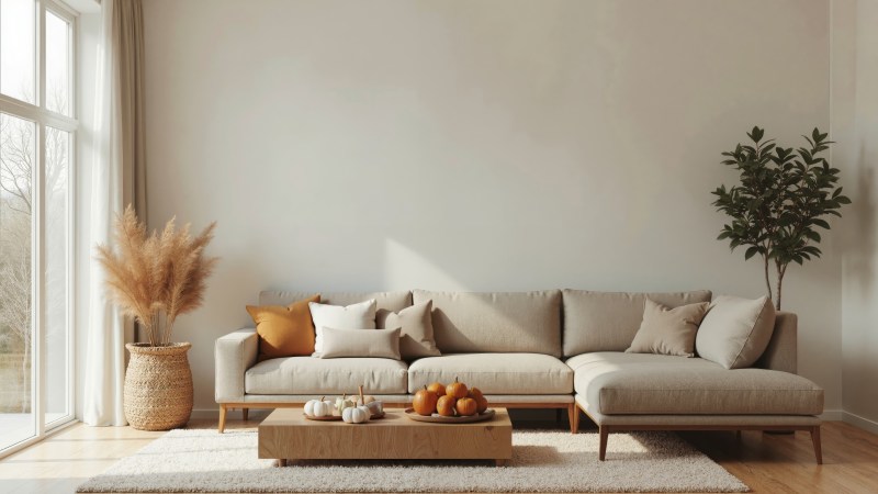 friendsgiving invitation wallpaper, grateful, autumn festivities, background for desktop wallpaper (horizontal)