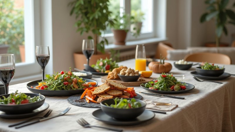 friendsgiving wallpaper, theme ideas, gratitude activities, background for desktop wallpaper (horizontal)