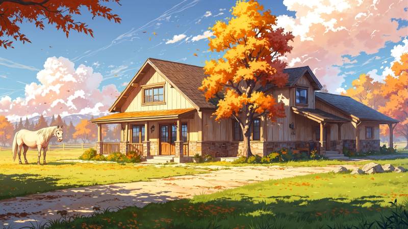 farmhouse background wallpaper, reclaimed wood, cozy interiors, background for desktop wallpaper (horizontal)